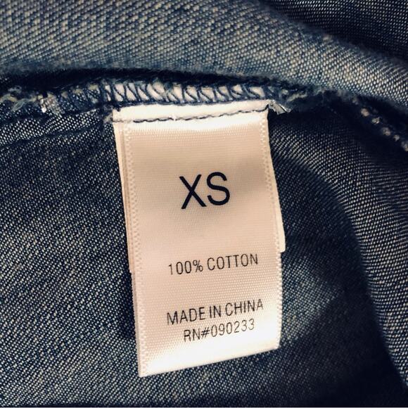 Bullhead Black CA Trading Co Denim Button Front Long Sleeve Shirt Classic Fit - Picture 5 of 16